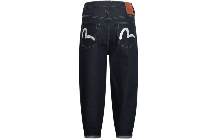 Order EVISU SS24 海鷗刺繡時尚牛仔褲 深藍色 2ESHTM4JE7028BLDN