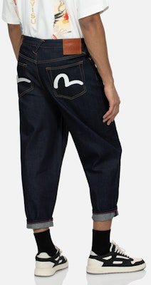 EVISU SS24 海鷗刺繡時尚牛仔褲 深藍色 2ESHTM4JE7028BLDN Shop EVISU SS24 海鷗刺繡時尚牛仔褲 深藍色 2ESHTM4JE7028BLDN