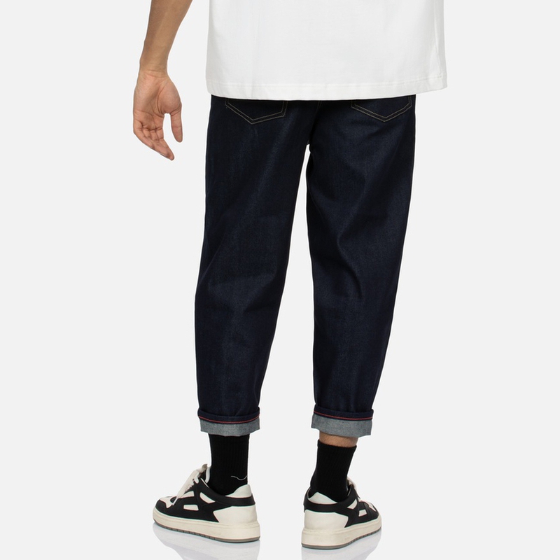 Purchase EVISU SS24 海鷗刺繡時尚牛仔褲 深藍色 2ESHTM4JE7028BLDN