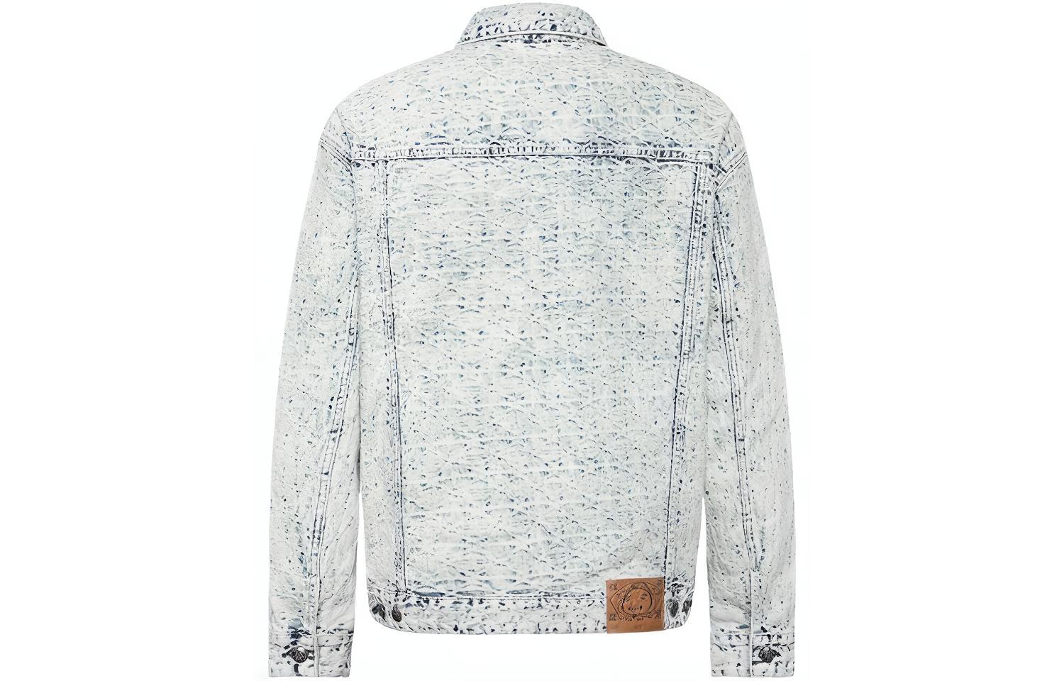 EVISU SS24  Seagull Embroidery Washed Denim Jacket Blue 2ESHTM4DJ8004LFDN 圖 3