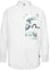 Order EVISU SS24 Camisa Blanca de Manga Larga con Ola Japonesa y Gaviota. 2ESHTM4SL7091RXCT