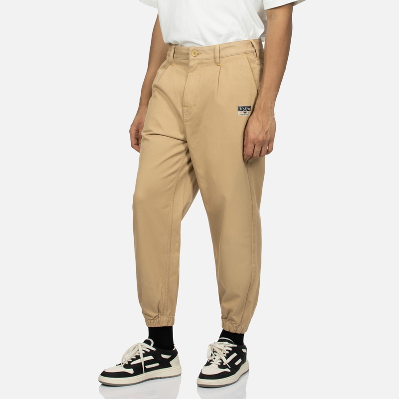 Purchase EVISU SS24 花卉與標誌印花織布休閒運動長褲 2ESHTM4PO1025FFCT