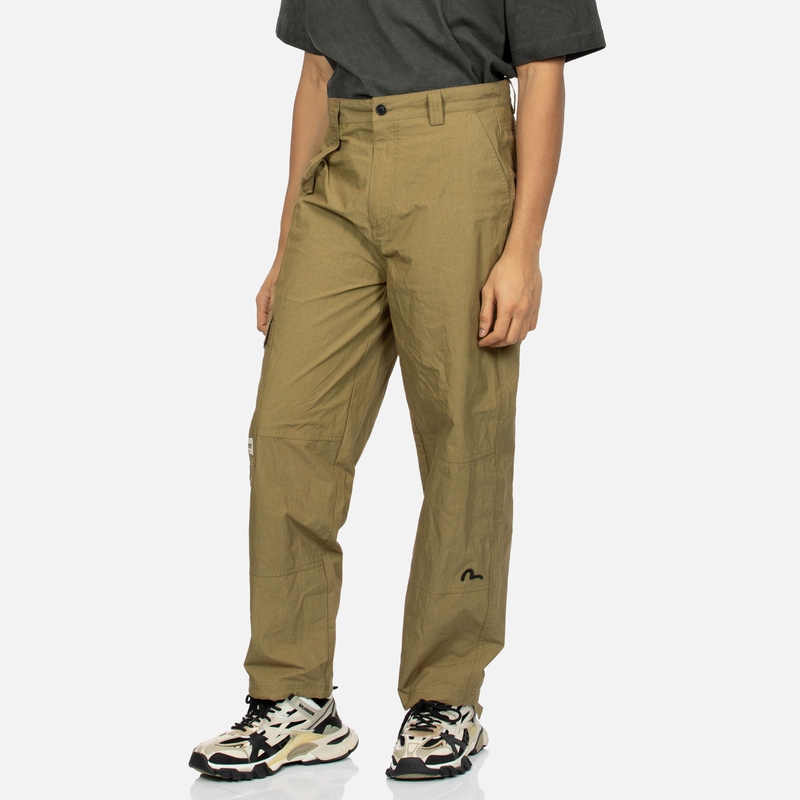EVISU SS24 Asymmetrical Pocket Wide-Leg Cargo Pants 2ESHTM4PO8031LFCT 圖 5