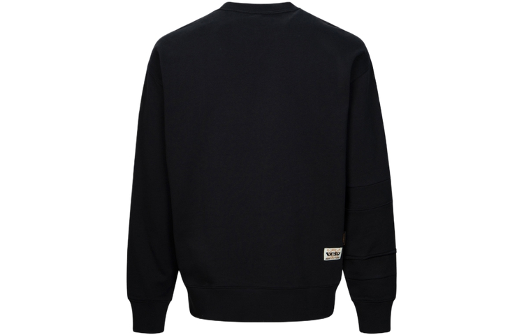 Lookbook EVISU SS24 Baju Hitam Multi-Poket Lelaki dengan Cetakan Seagull & Buddha. 2ESHTM4SW8044LFCT