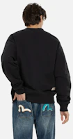 Purchase EVISU SS24 Black Multi-Pocket Sweatshirt with Seagull & Buddha Print for Men. 2ESHTM4SW8044LFCT