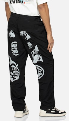 EVISU SS24 佛像和家紋印花男士寬鬆運動長褲 2ESHTM4PJ8034RXSN Shop EVISU SS24 佛像和家紋印花男士寬鬆運動長褲 2ESHTM4PJ8034RXSN