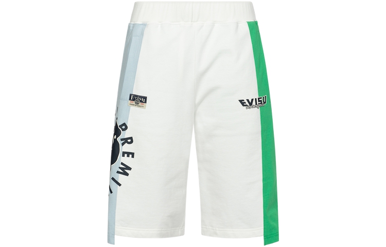 Details for Celana Pendek Kasual EVISU SS24 Logo Buddha Grafik Pakaian Fashionable 2ESHTM4ST1097XXCT