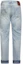 Buy EVISU SS24 海鷗設計藍色牛仔褲 直筒破壞款 男裝。 2ESHTM4JE103910DN