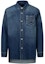 Lookbook Camisa Vaquera Unisex EVISU SS24 con Logo en Relieve - Azul Denim. 2ESHTW4SL4106BFDN