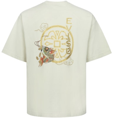 EVISU SS24 Camiseta Unisex Manga Corta con Koi, Banner y Gráfico Seigaiha. 2ESHTM4TS7077RXCT Buy EVISU SS24 Camiseta Unisex Manga Corta con Koi, Banner y Gráfico Seigaiha. 2ESHTM4TS7077RXCT