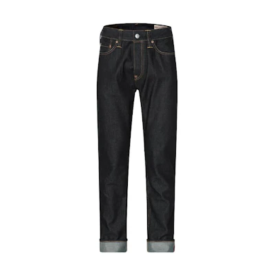 EVISU SU Black Denim Jeans with Seagull Print Design. 2EAHTM3JE119617DN