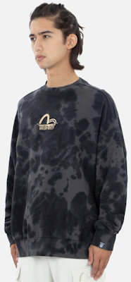 EVISU 男女同款渐变染色圆领休闲卫衣 2EAGNM2SW421LFCT Shop EVISU 男女同款渐变染色圆领休闲卫衣 2EAGNM2SW421LFCT