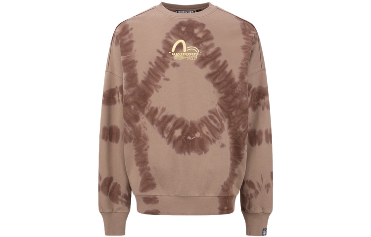 EVISU Tie-Dye Print Crewneck Pullover Sweatshirt Unisex Casual Style 2EAGNM2SW421LFCT 圖 6