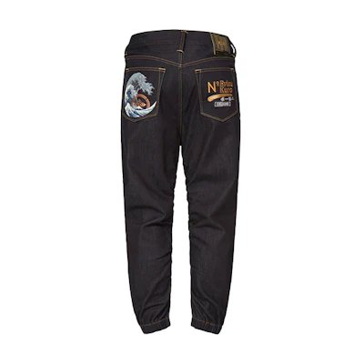 EVISU Ukiyo-e Embroidery Denim Jeans Indigo Blue. 2EAGNM1JO1403DCPINDX