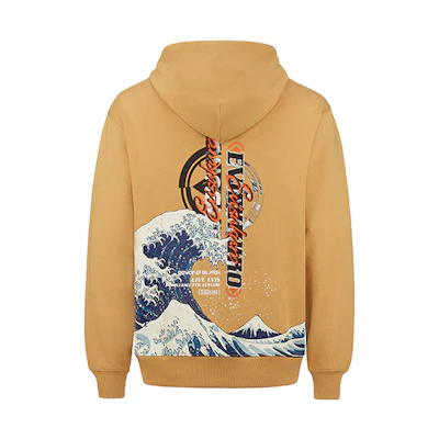 EVISU Ukiyo-e Print Sweatshirt Deep Beige 2EAGNM0SW377LF