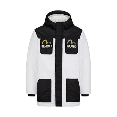 EVISU Ukiyo-e Seagull Embroidered Slim-Fit Hoodie Jacket 2EAGNM0NC776XX