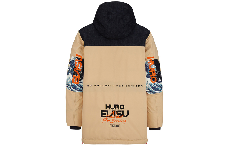 Purchase EVISU 浮世繪海鷗刺繡修身連帽外套 2EAGNM0NC776XX