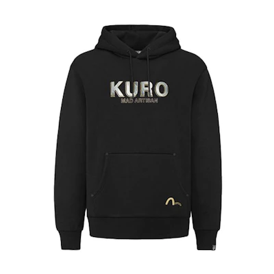 EVISU Ukiyo-e Seagull Embroidery Sweatshirt Black - 2ESGNM1SW320LF
