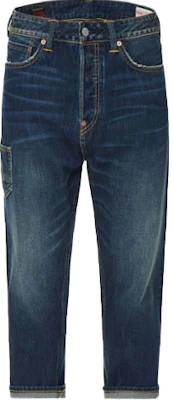 EVISU Jeans Denim Vintage Wash Cropped Pria Biru. 2ESHTM2JE11927CT Buy EVISU Jeans Denim Vintage Wash Cropped Pria Biru. 2ESHTM2JE11927CT