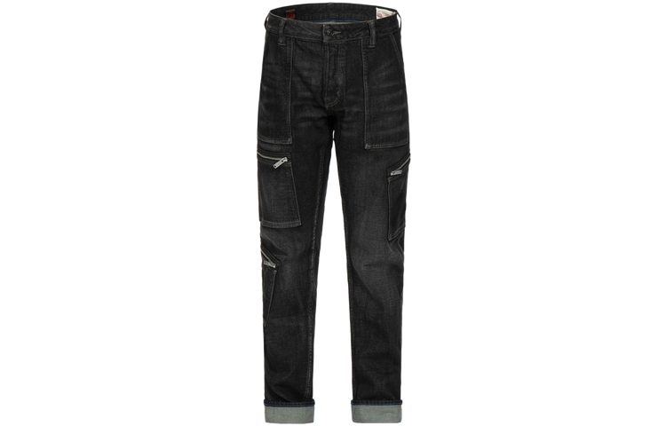 EVISU Washed Distressed Seagull Embroidery Straight Jeans  Denim Blue 2ESHTM3JE22517CS 圖 2