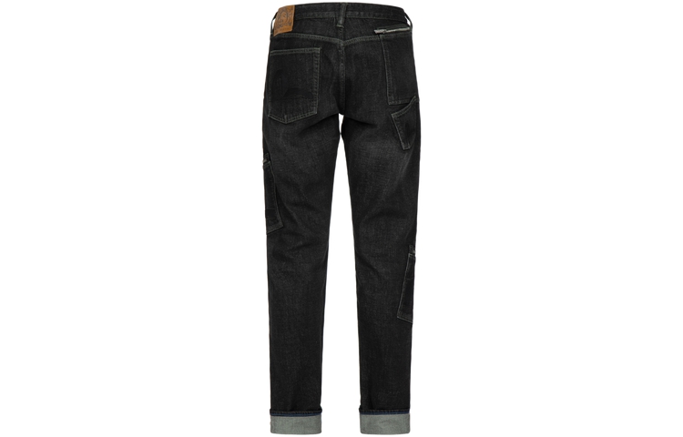 EVISU Washed Distressed Seagull Embroidery Straight Jeans  Denim Blue 2ESHTM3JE22517CS 圖 3