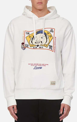 EVISU 白色圓領上衣 佛頭達摩刺繡設計 2EAHTM1SW304LFCTOWHT Shop EVISU 白色圓領上衣 佛頭達摩刺繡設計 2EAHTM1SW304LFCTOWHT