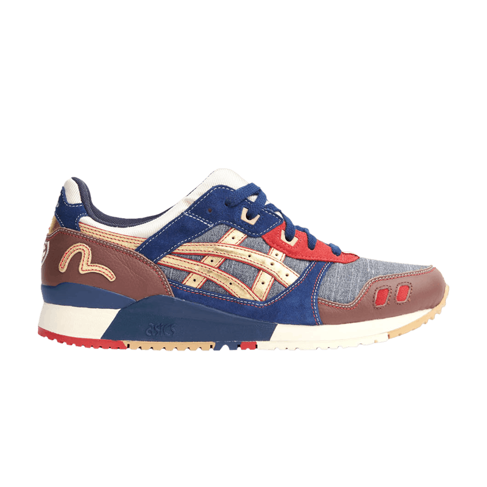 Buy 에비수 x 아식스 젤 라이트 3 '메탈릭 골드' EVISU-GEL-LYTE-3-GOLD