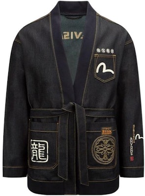 Chaqueta Denim Unisex EVISU x Dragon Ball Z Colaboración Escena de Batalla - Azul 2EADRM1KM702DNCX Lookbook Chaqueta Denim Unisex EVISU x Dragon Ball Z Colaboración Escena de Batalla - Azul 2EADRM1KM702DNCX