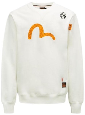 EVISU x 七龍珠聯名款白色圖案圓領長袖男士棉衫。 2EADRM1SW305LFCT Buy EVISU x 七龍珠聯名款白色圖案圓領長袖男士棉衫。 2EADRM1SW305LFCT
