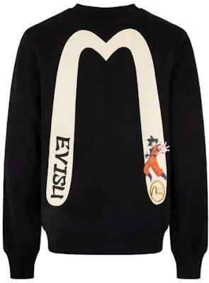 EVISU x 七龍珠 悟空圖案 "Big M" 印花 黑色圓領長袖上衣 男款 2EADRM1SW306XXCT Buy EVISU x 七龍珠 悟空圖案 "Big M" 印花 黑色圓領長袖上衣 男款 2EADRM1SW306XXCT