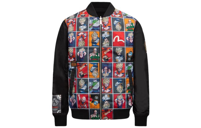 EVISU Dragon Ball Z Reversible Cartoon Jacket Unisex - Black 2EADRM1JK701XXNX