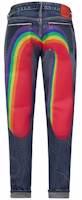 EVISU x Edison Chen SS21 30th Anniversary Rainbow M Slim Jeans Men Denim Blue 2EAEDM0JE91017 EVISU x Edison Chen SS21 30th Anniversary Rainbow M Slim Jeans Men Denim Blue 2EAEDM0JE91017