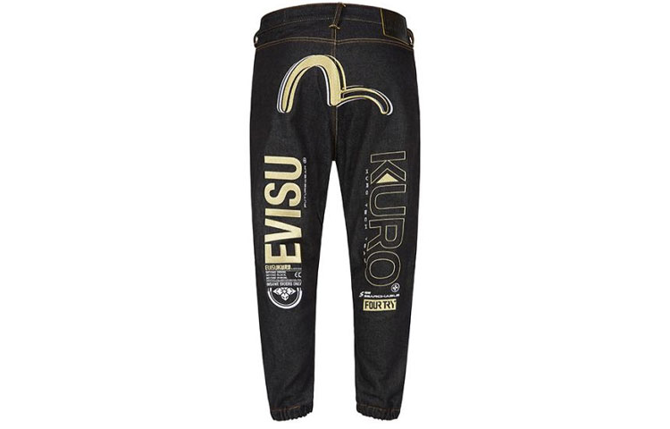 EVISU FOURTRY Collaboration  Big M Print Jeans Denim Blue 2EAFOM0JO110DN 圖 3