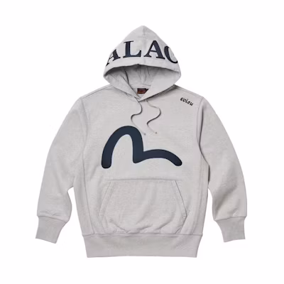 EVISU PALACE Collab Hoodie with Seagull Logo Patch - Unisex. 2ESPAM3SW516OSCT