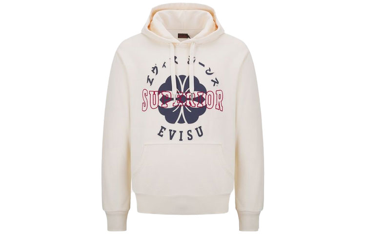 EVISU Playboy Patchwork Sweatshirt Off-White 2EAHTM1SW305LFCT 圖 2