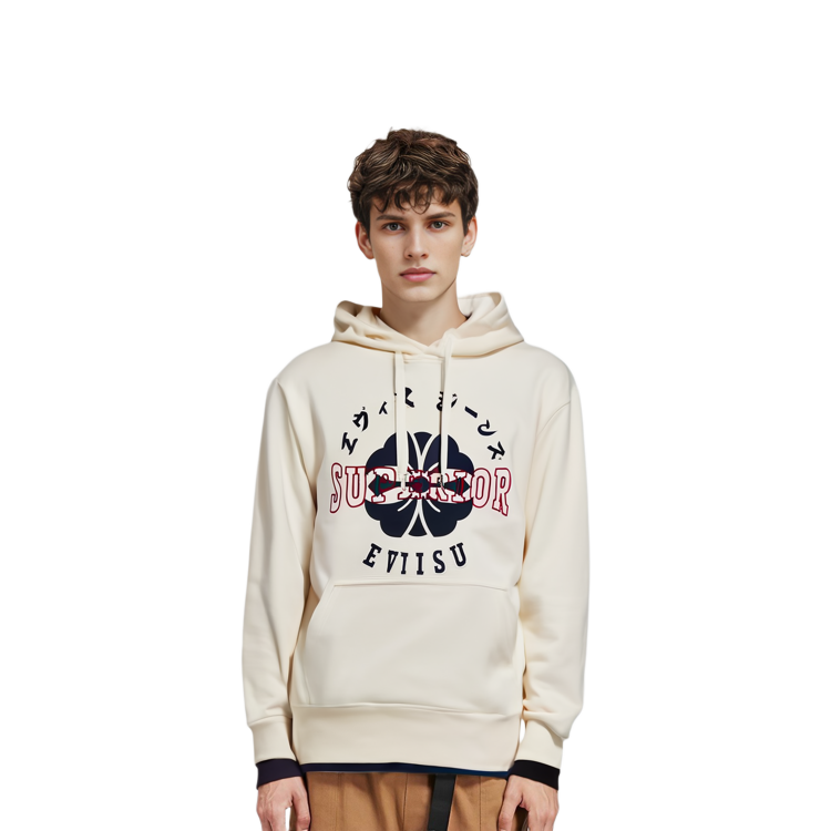 EVISU Playboy Patchwork Sweatshirt Off-White 2EAHTM1SW305LFCT 圖 4