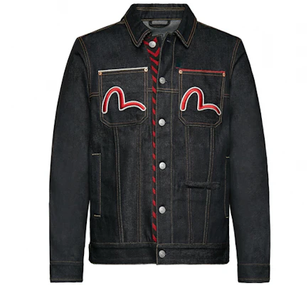 EVISU x 海鸥刺绣大M牛仔夹克 深蓝色 1EAHTM9DJ111XX Order EVISU x 海鸥刺绣大M牛仔夹克 深蓝色 1EAHTM9DJ111XX