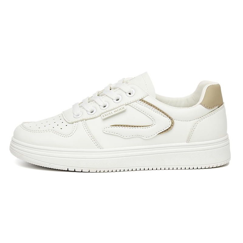 Exull Es-Q Synthetic Leather Thick Sole Comfort Low-Top Sneakers '3.5cm Women's' 73174027