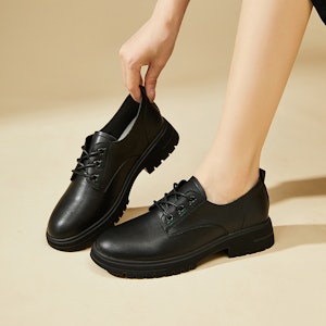 エクスル Q レザー プラットフォーム「カジュアル レディース スニーカー」73171016 73171016 3