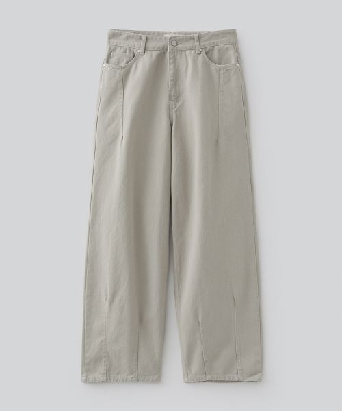 Fabrega Contour Curved Chino Pants (Warm Gray) FB2601PT18WG