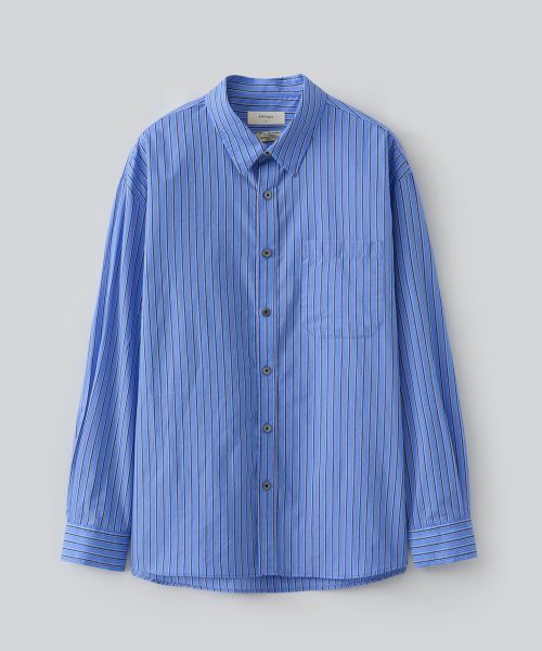 Fabrega Mariel Stripe Shirt (Marina Blue) FB26FWSH11BL