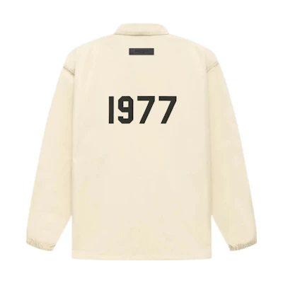 FOG 1977 FW22 Eggshell Cotton Coaches Jacket Unisex Cream White Jacket FOG-FW22-101