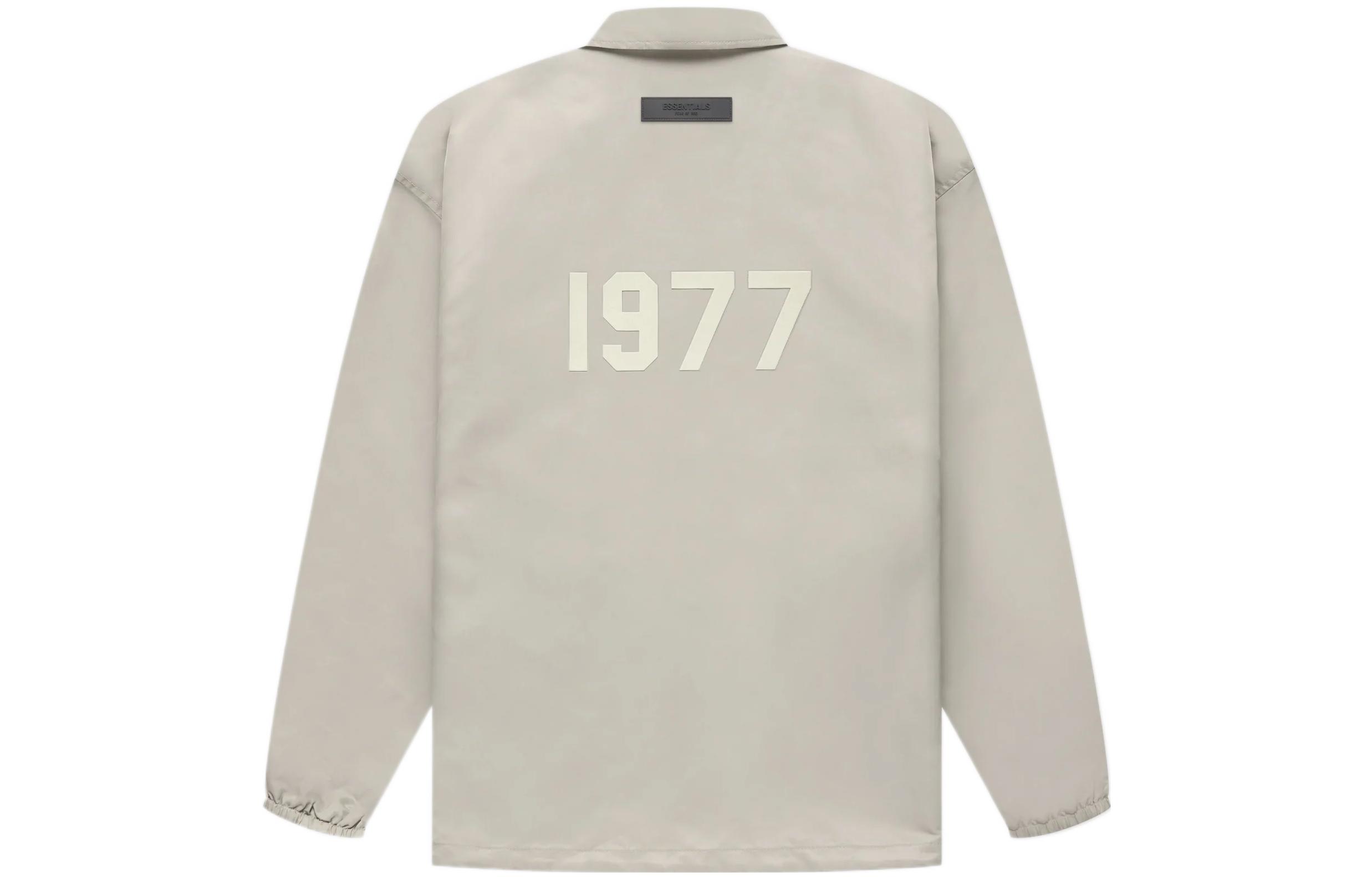FOG 1977 FW22 Nylon Coaches Jacket Smoke Grey Unisex Heavyweight Outerwear FOG-FW22-999