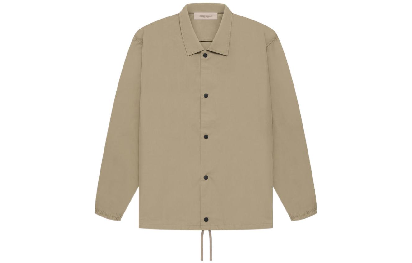 Fear of God 1977 SS22 Coaches Jacket Oak Unisex Heavyweight Logo Windbreaker FOG-SS22-929
