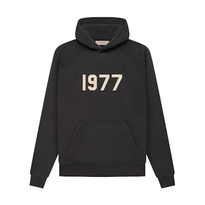 FOG 1977 SS22 Hoodie Iron Pullover Fleece Heavyweight Hoodie Black Iron FOG-SS22-180