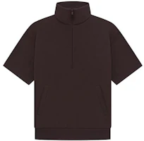 Fear of God 3/4 Sleeve Half-Zip Heavyweight Sweatshirt Plum Unisex 125BT224095F Fear of God 3/4 Sleeve Half-Zip Heavyweight Sweatshirt Plum Unisex 125BT224095F