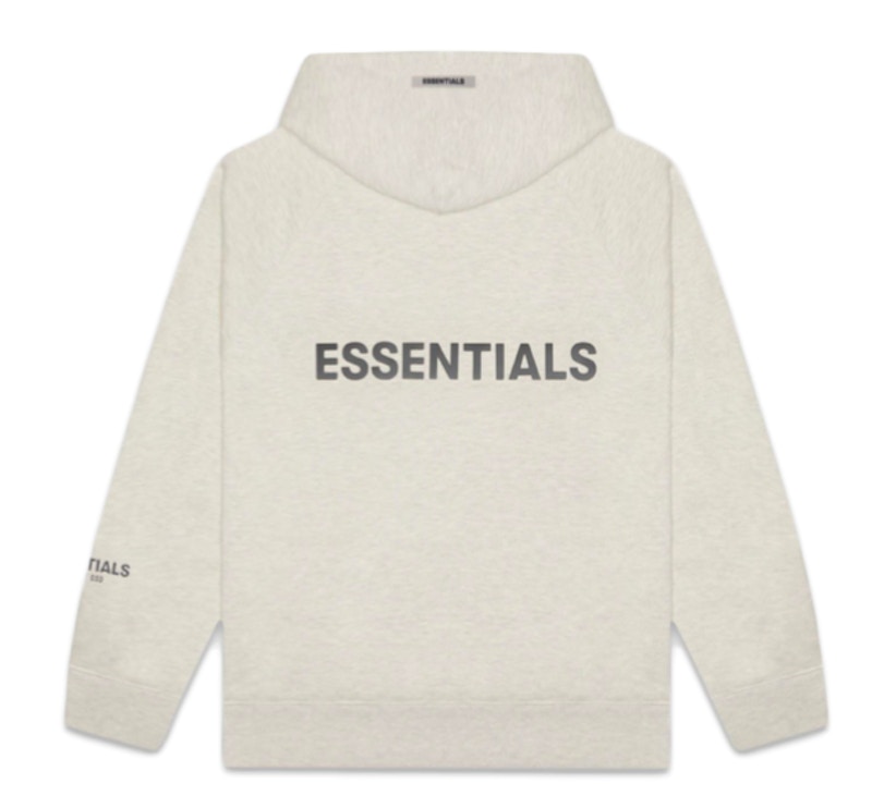 Order Sudadera Fear of God 3D Silicon Applique con cremallera completa Oatmeal Heather.