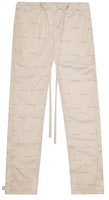 Fear of God All Over Print Baggy Nylon Pants Bone Fear of God All Over Print Baggy Nylon Pants Bone