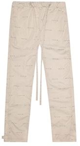 Fear of God Celana Nylon Lebar Motif Cetak Semua Bone Buy Fear of God Celana Nylon Lebar Motif Cetak Semua Bone