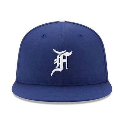 FOG All Star New Era Fitted Cap Hat Blue/White